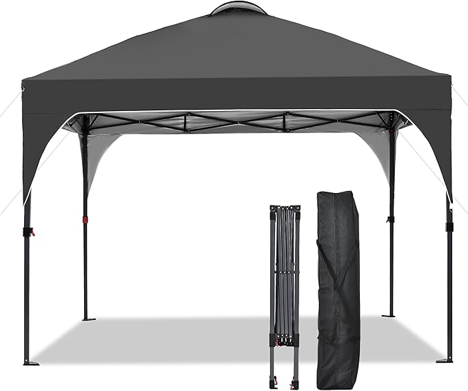 GDY 8x8 Pop Up Canopy Tent, Easy-Setup Gazebo, Outdoor Canopy