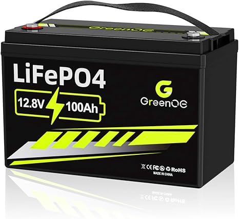 12V 100Ah LiFePO4 Battery Group 31 With Built-in 100A BMS,