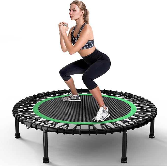 40"/48" Rebounder Trampoline for Adults with Bungee Cords