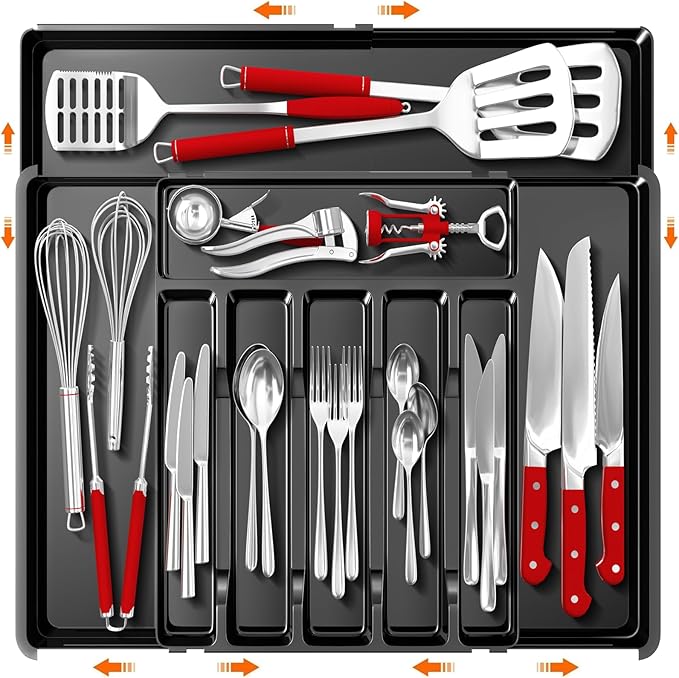 Large Silverware Organizer, Expandable