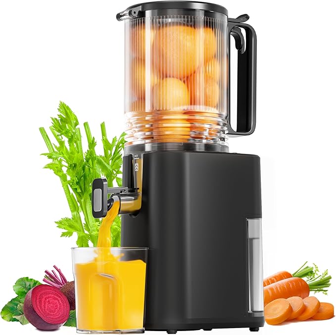 Cold Press Juicer, 5.5inch Wide Feed Chute Juicer Machine