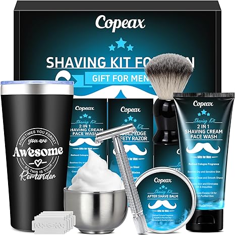 Shaving Kit for Men,Natural Cologne , Mens Grooming & Care Kit.